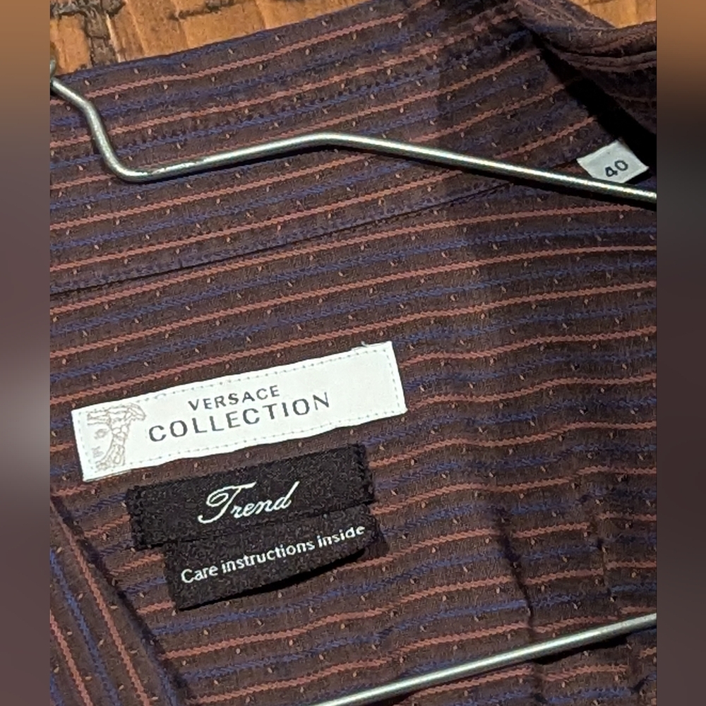 Versace L Striped L/S Shirt